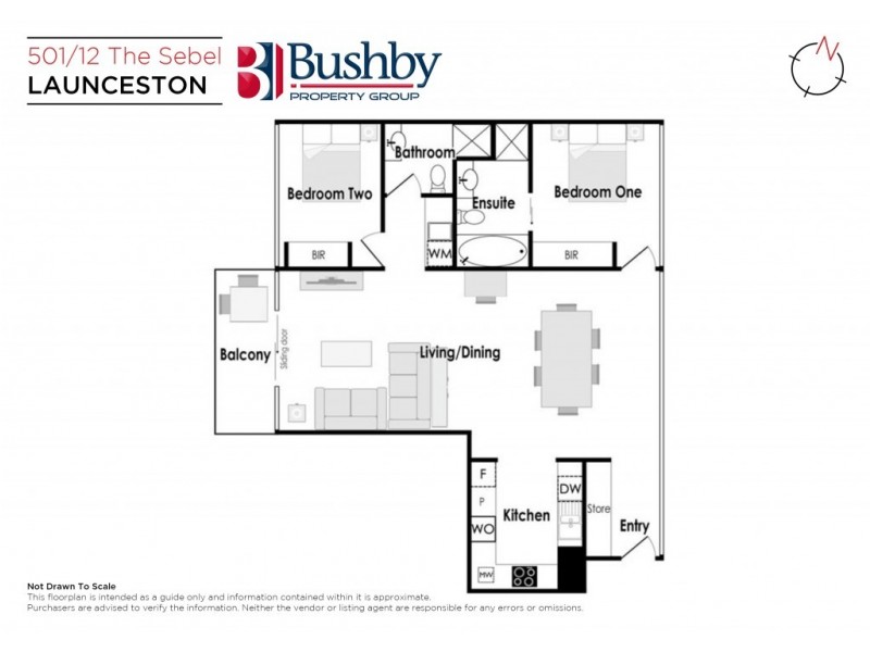 501/12 St John Street, Launceston TAS 7250 Floorplan
