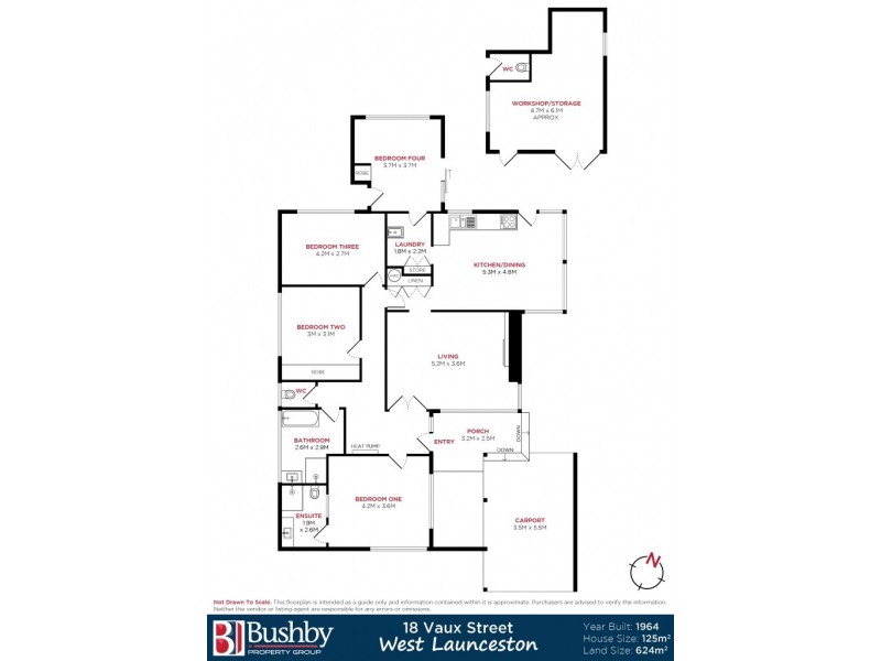 18 Vaux Street, West Launceston TAS 7250 Floorplan