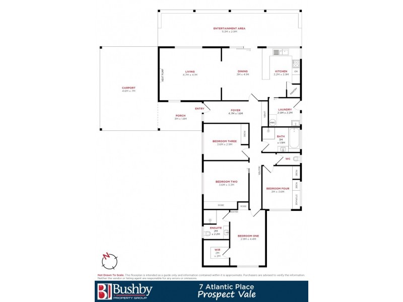 7 Atlantic Place, Prospect Vale TAS 7250 Floorplan