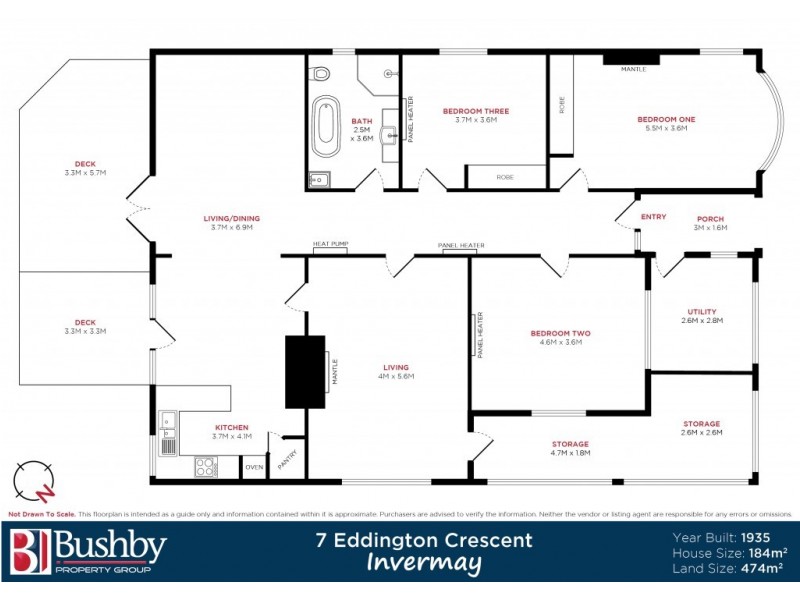 7 Eddington Crescent, Invermay TAS 7248 Floorplan