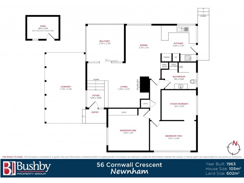 56 Cornwall Crescent, Newnham TAS 7248 Floorplan