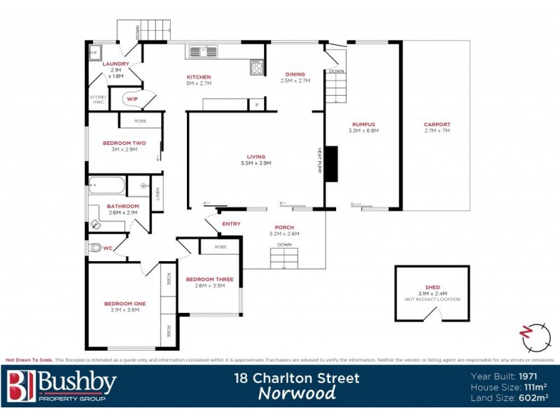 18 Charlton Street, Norwood TAS 7250 Floorplan
