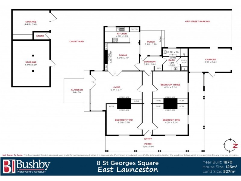 8 St Georges Square, East Launceston TAS 7250 Floorplan