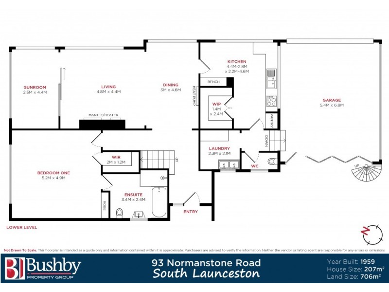 93 Normanstone Road, South Launceston TAS 7249 Floorplan