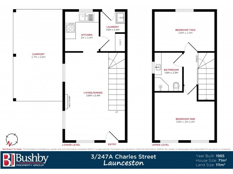 3/247a Charles Street, Launceston TAS 7250 Floorplan