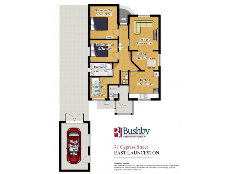 71 Cypress Street, Newstead TAS 7250 Floorplan
