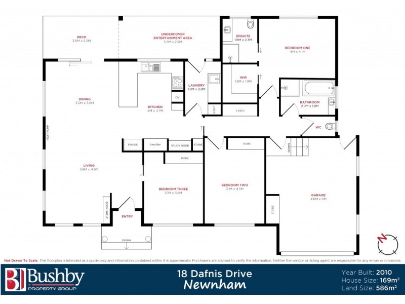 18 Dafnis Drive, Newnham TAS 7248 Floorplan