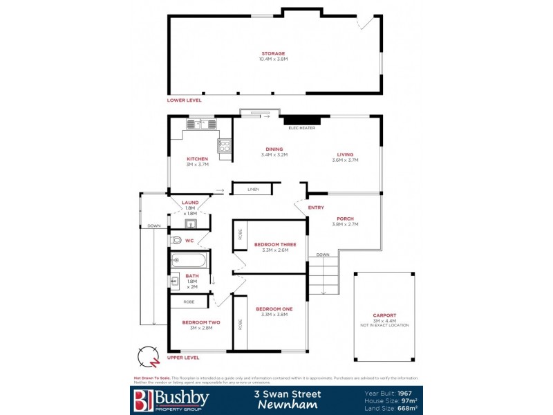 3 Swan Street, Newnham TAS 7248 Floorplan