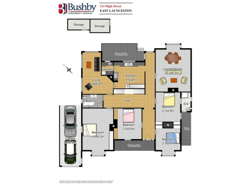 123 High Street, East Launceston TAS 7250 Floorplan