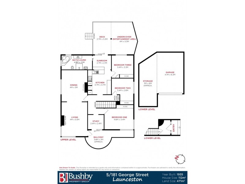 5/181 George Street, Launceston TAS 7250 Floorplan