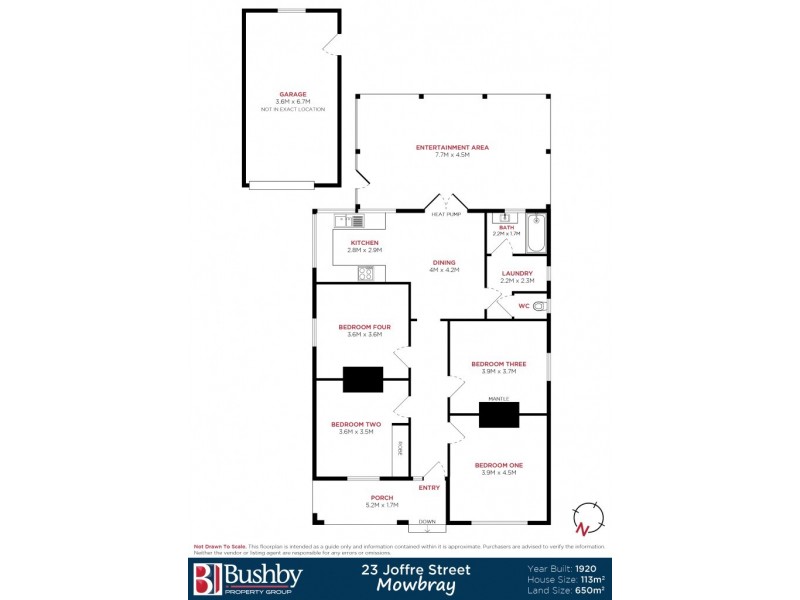 23 Joffre Street, Mowbray TAS 7248 Floorplan