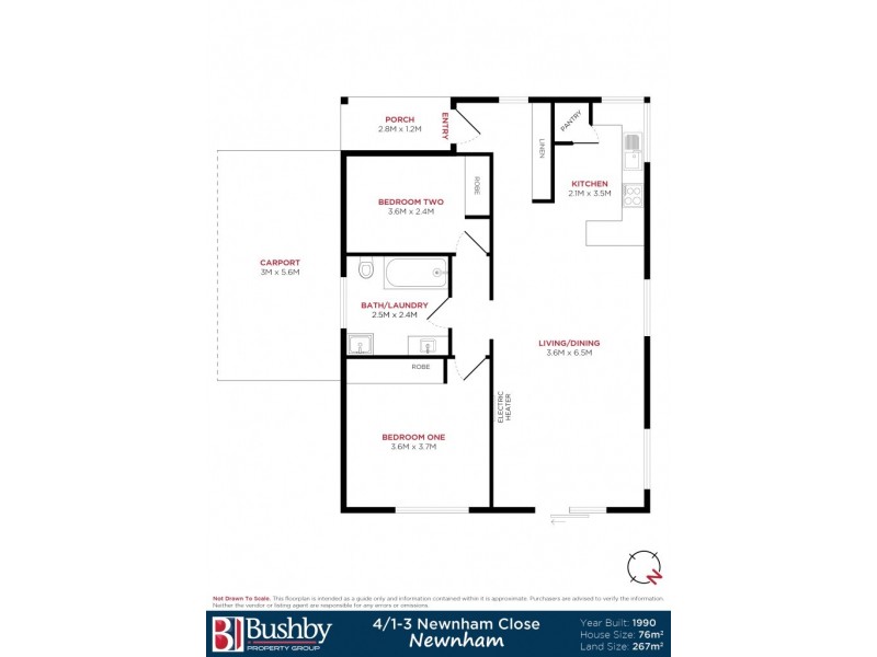 4/1-3 Newnham Close, Newnham TAS 7248 Floorplan