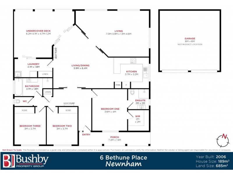 6 Bethune Place, Newnham TAS 7248 Floorplan