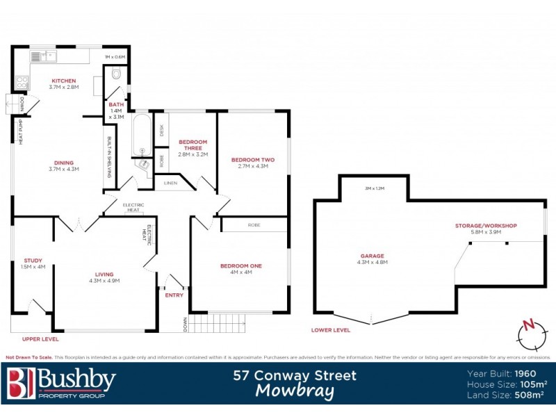 57 Conway Street, Mowbray TAS 7248 Floorplan