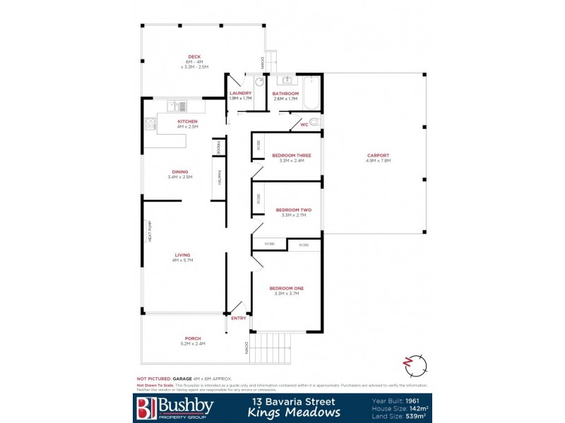 13 Bavaria Street, Kings Meadows TAS 7249 Floorplan