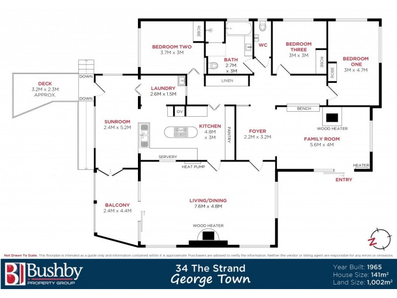 34 The Strand, George Town TAS 7253 Floorplan