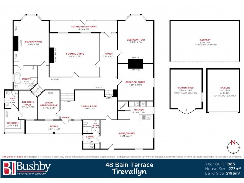 48 Bain Terrace, Trevallyn TAS 7250 Floorplan