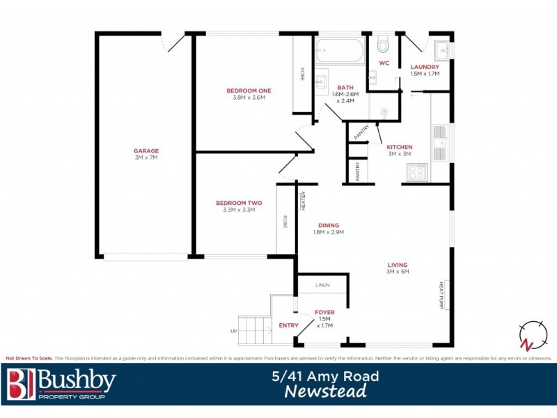 5/41 Amy Road, Newstead TAS 7250 Floorplan