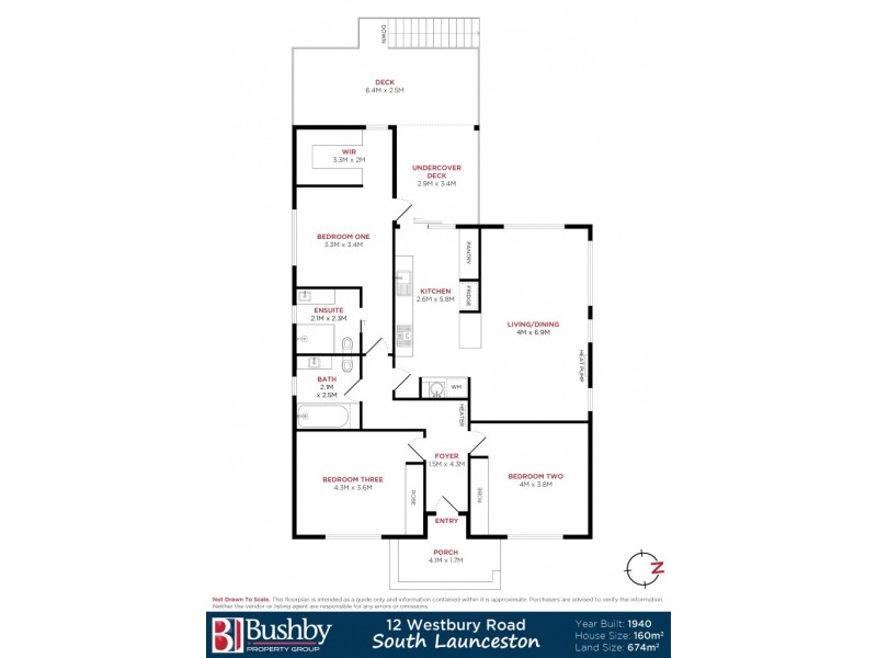12 Westbury Road, South Launceston TAS 7249 Floorplan
