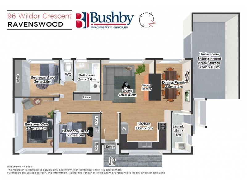 96 Wildor Crescent, Ravenswood TAS 7250 Floorplan