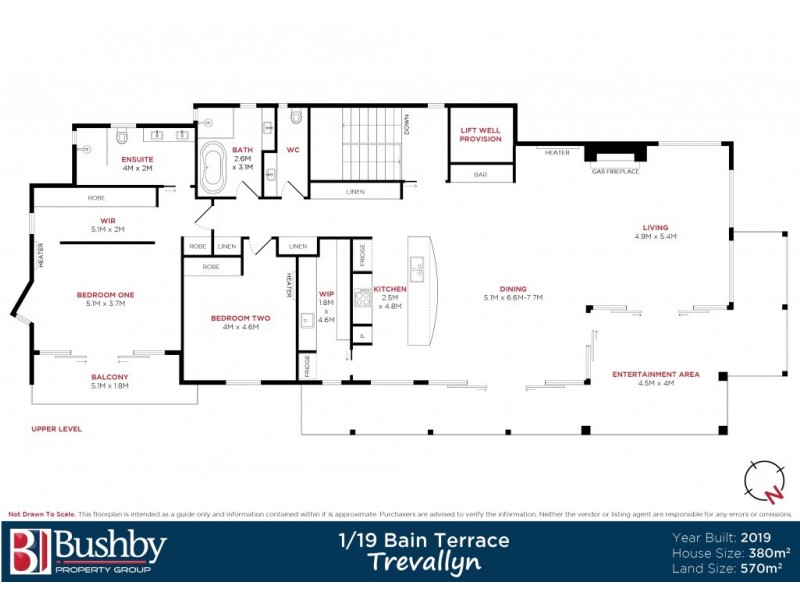 1/19 Bain Terrace, Trevallyn TAS 7250 Floorplan