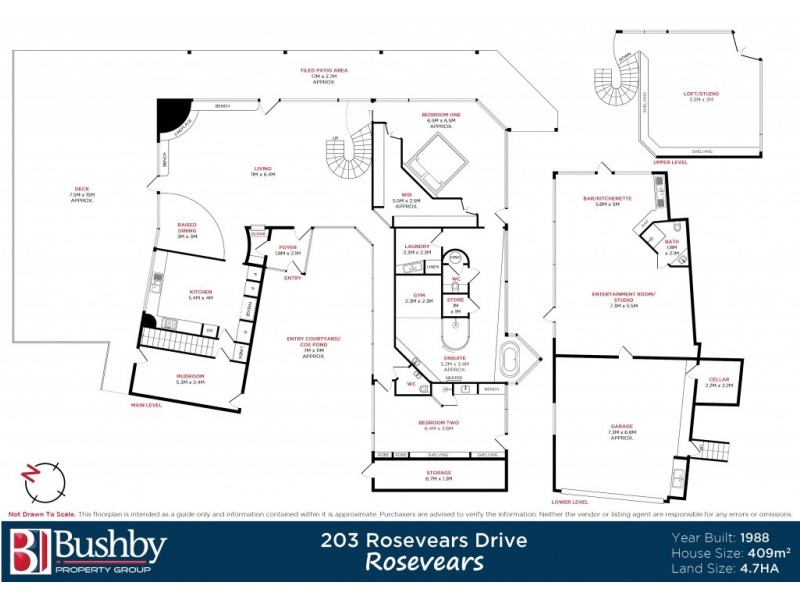 203 Rosevears Drive, Rosevears TAS 7277 Floorplan