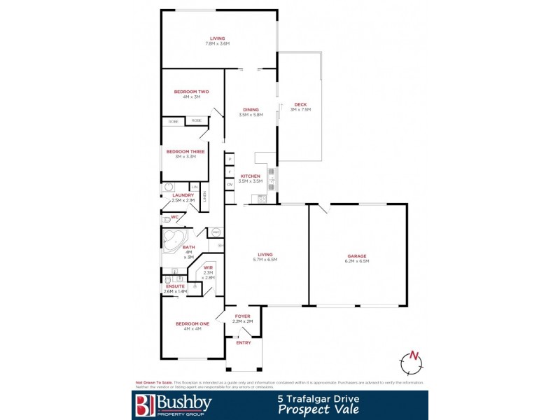5 Trafalgar Drive, Prospect TAS 7250 Floorplan