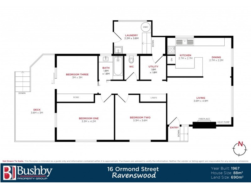 16 Ormond Street, Ravenswood TAS 7250 Floorplan