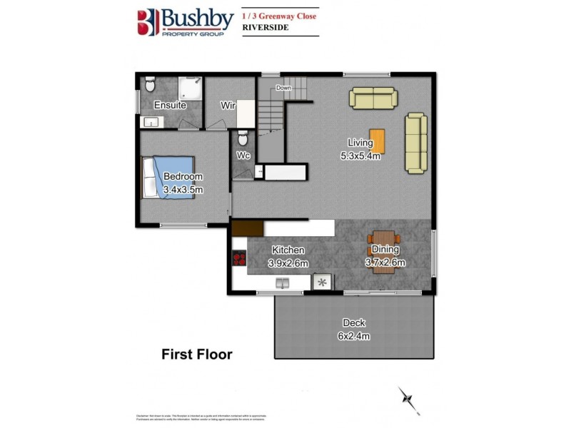 1/3 Greenway Close, Riverside TAS 7250 Floorplan