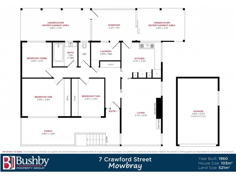 7 Crawford Street, Mowbray TAS 7248 Floorplan