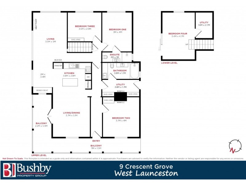 9 Crescent Grove, West Launceston TAS 7250 Floorplan
