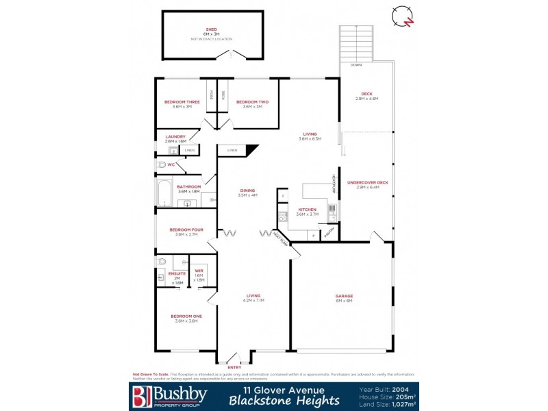 11 Glover Avenue, Blackstone Heights TAS 7250 Floorplan