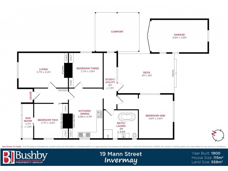 19 Mann Street, Invermay TAS 7248 Floorplan