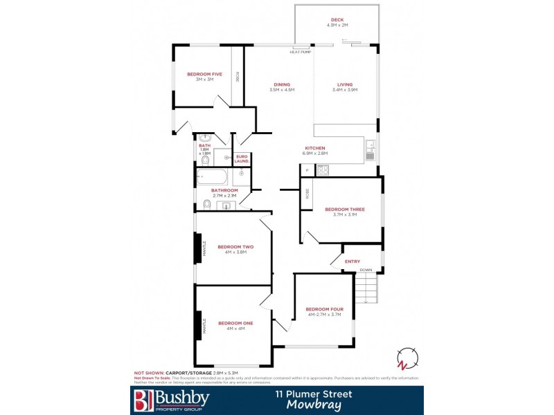 11 Plumer Street, Mowbray TAS 7248 Floorplan
