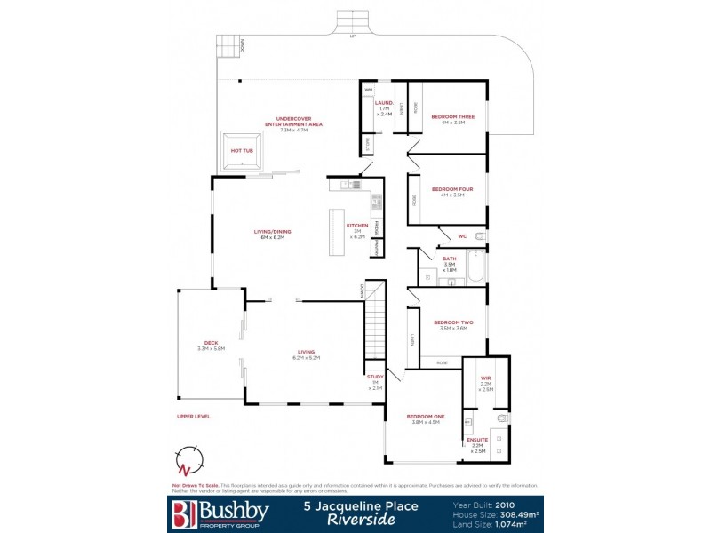 5 Jacqueline Place, Riverside TAS 7250 Floorplan