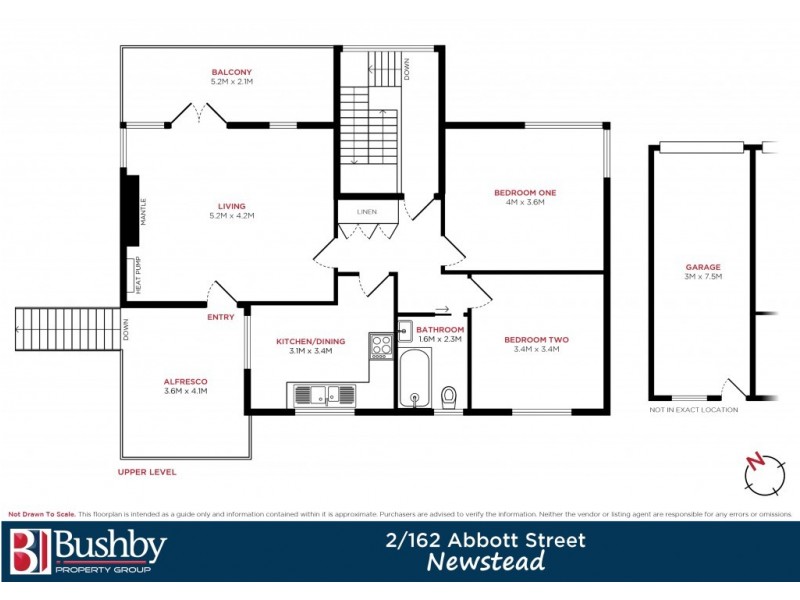 2/162 Abbott Street, Newstead TAS 7250 Floorplan