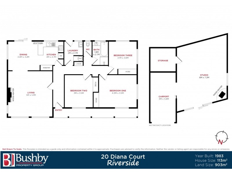 20 Diana Court, Riverside TAS 7250 Floorplan