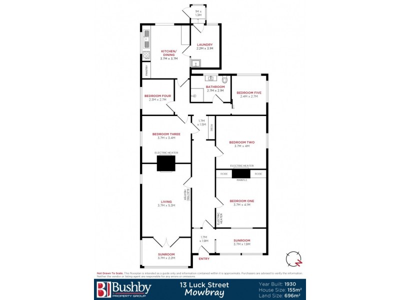 13 Luck Street, Mowbray TAS 7248 Floorplan