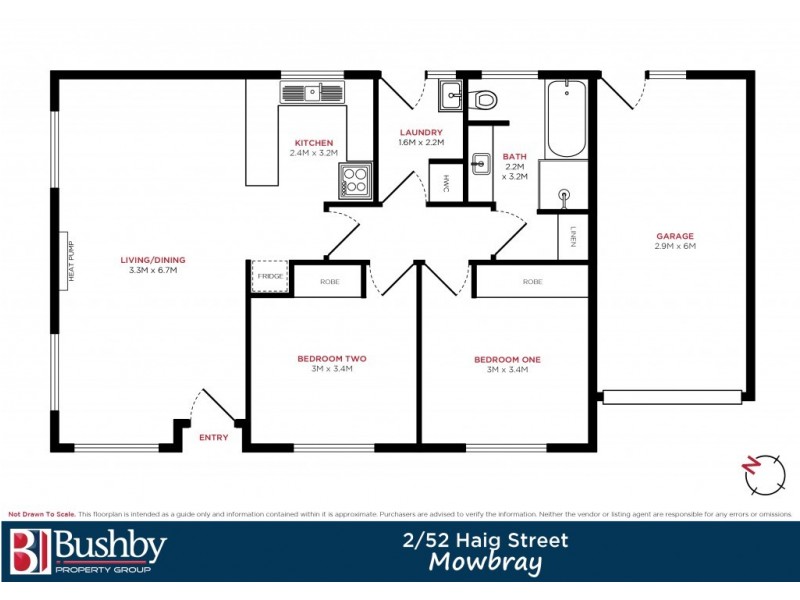 2/52 Haig Street, Mowbray TAS 7248 Floorplan