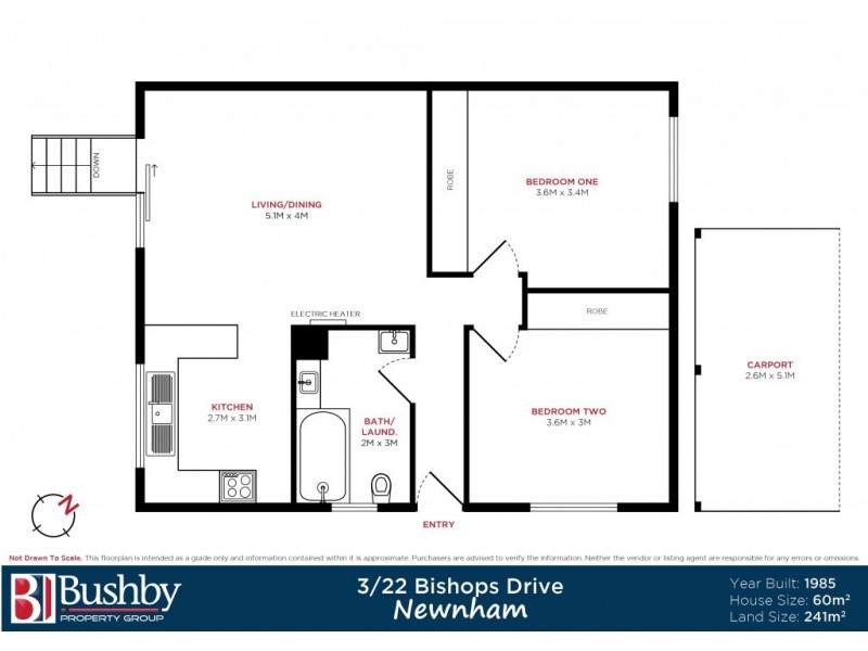 3/22 Bishops Drive, Newnham TAS 7248 Floorplan