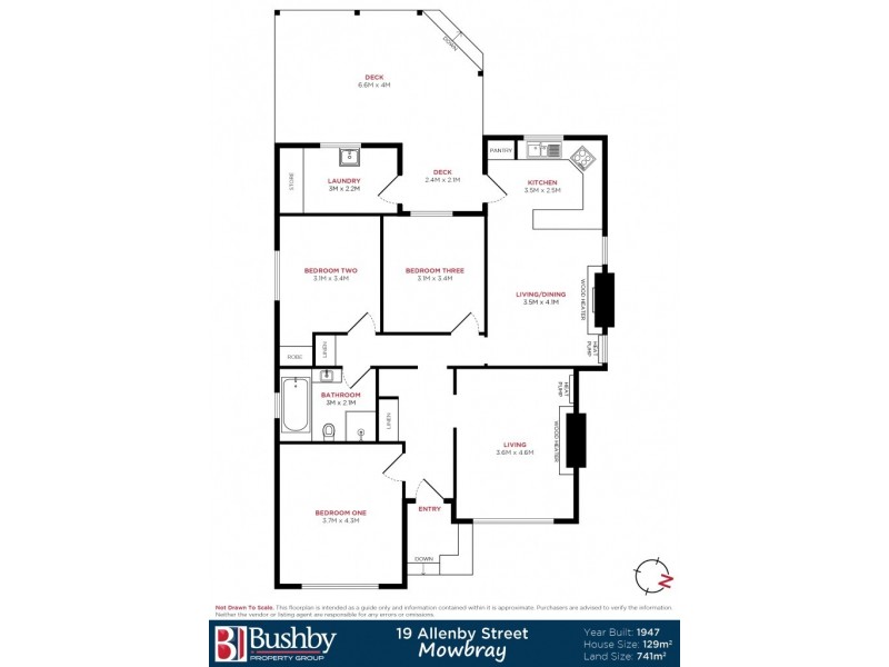 19 Allenby Street, Mowbray TAS 7248 Floorplan