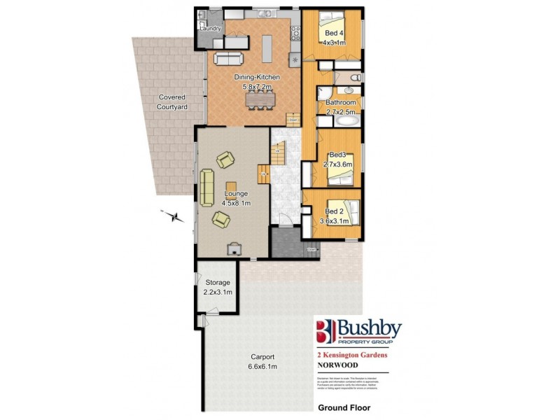 2 Kensington Gardens, Norwood TAS 7250 Floorplan