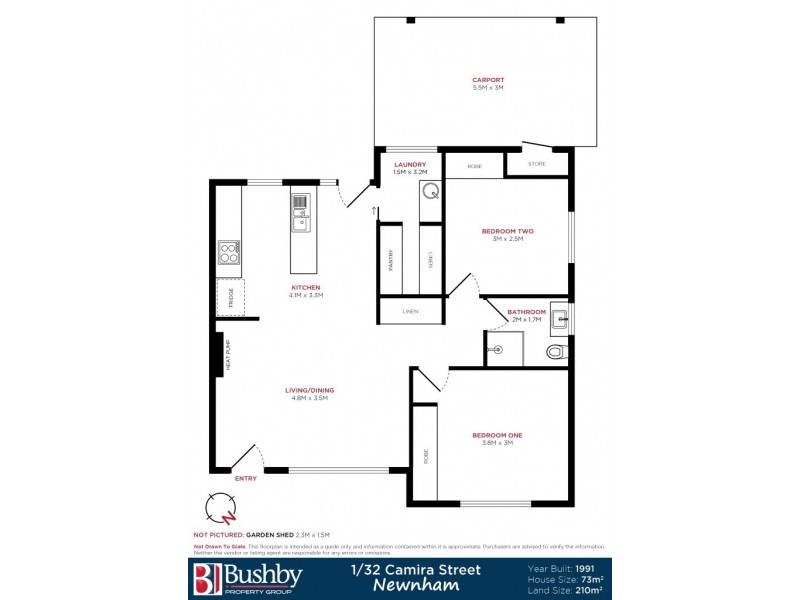 1/32 Camira Street, Newnham TAS 7248 Floorplan