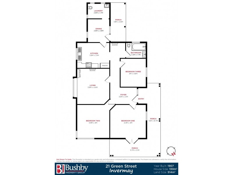 21 Green Street, Invermay TAS 7248 Floorplan