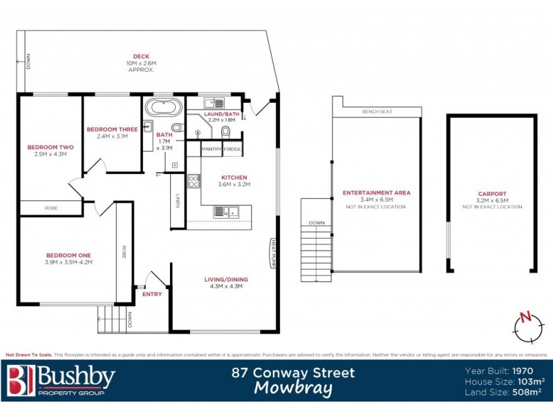 87 Conway Street, Mowbray TAS 7248 Floorplan