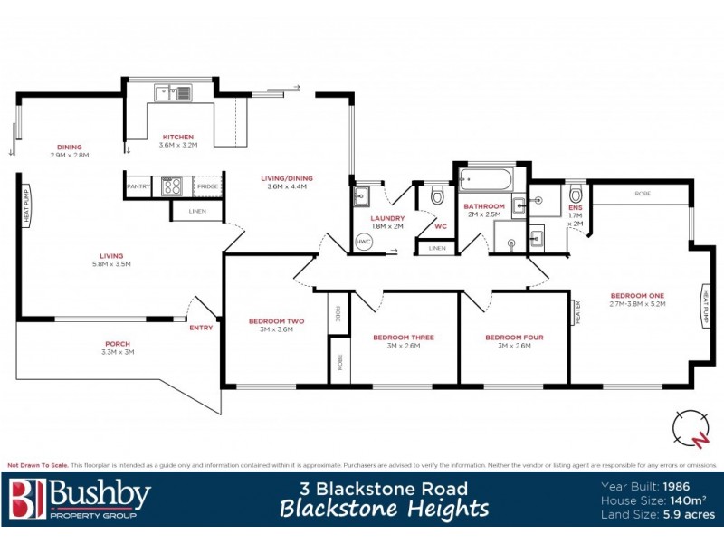 3 Blackstone Road, Blackstone Heights TAS 7250 Floorplan