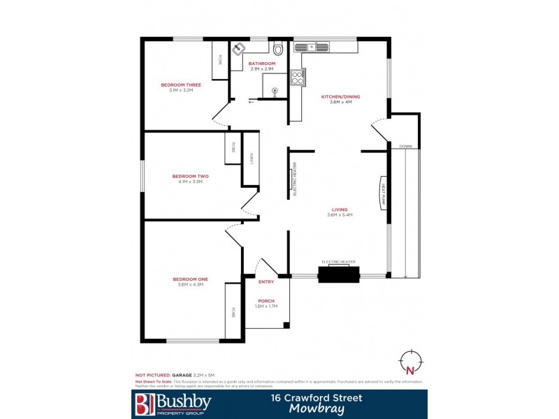 16 Crawford Street, Mowbray TAS 7248 Floorplan