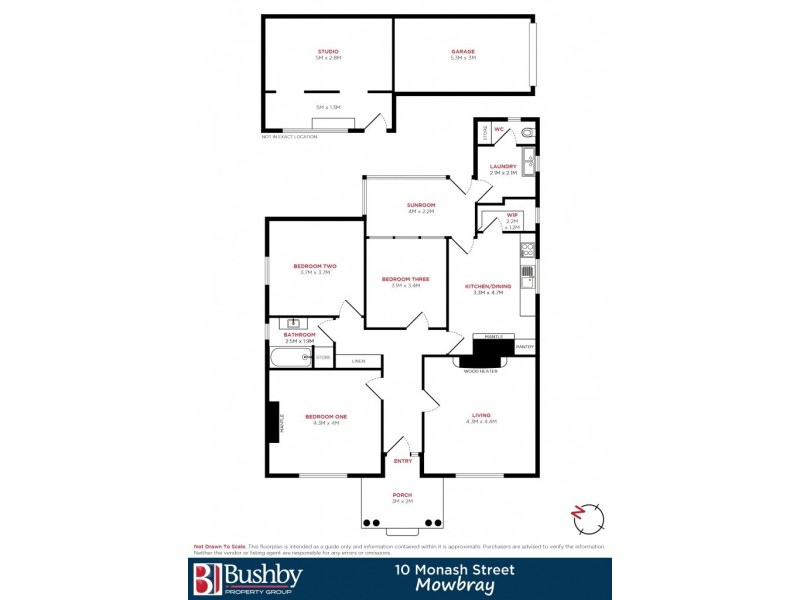 10 Monash Street, Mowbray TAS 7248 Floorplan