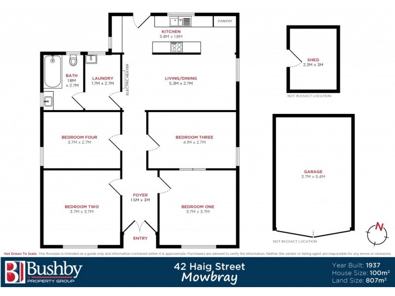 42 Haig Street, Mowbray TAS 7248 Floorplan