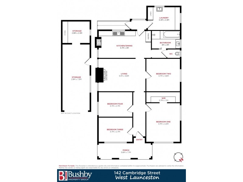 142 Cambridge Street, West Launceston TAS 7250 Floorplan